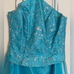 2 piece formal dress